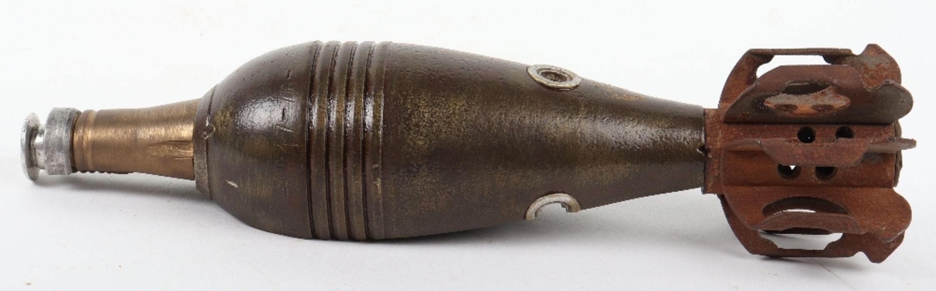 Scarce Inert WW2 German Sectioned Mortar Round - Image 4 of 7