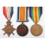 British 1914-15 Star Medal Trio Army Service Corps