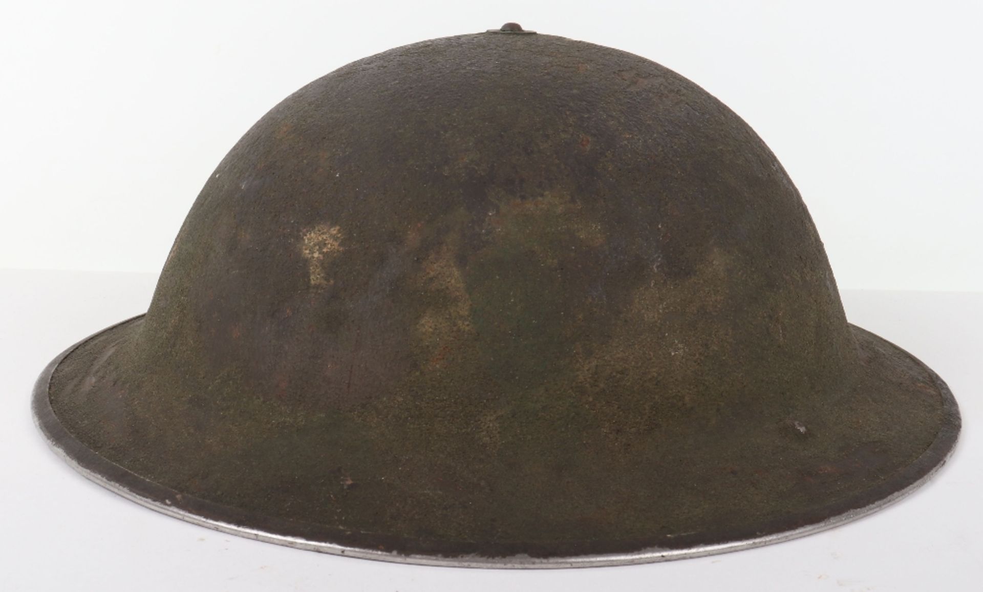 WW2 British Camouflaged Steel Combat Helmet - Bild 4 aus 6