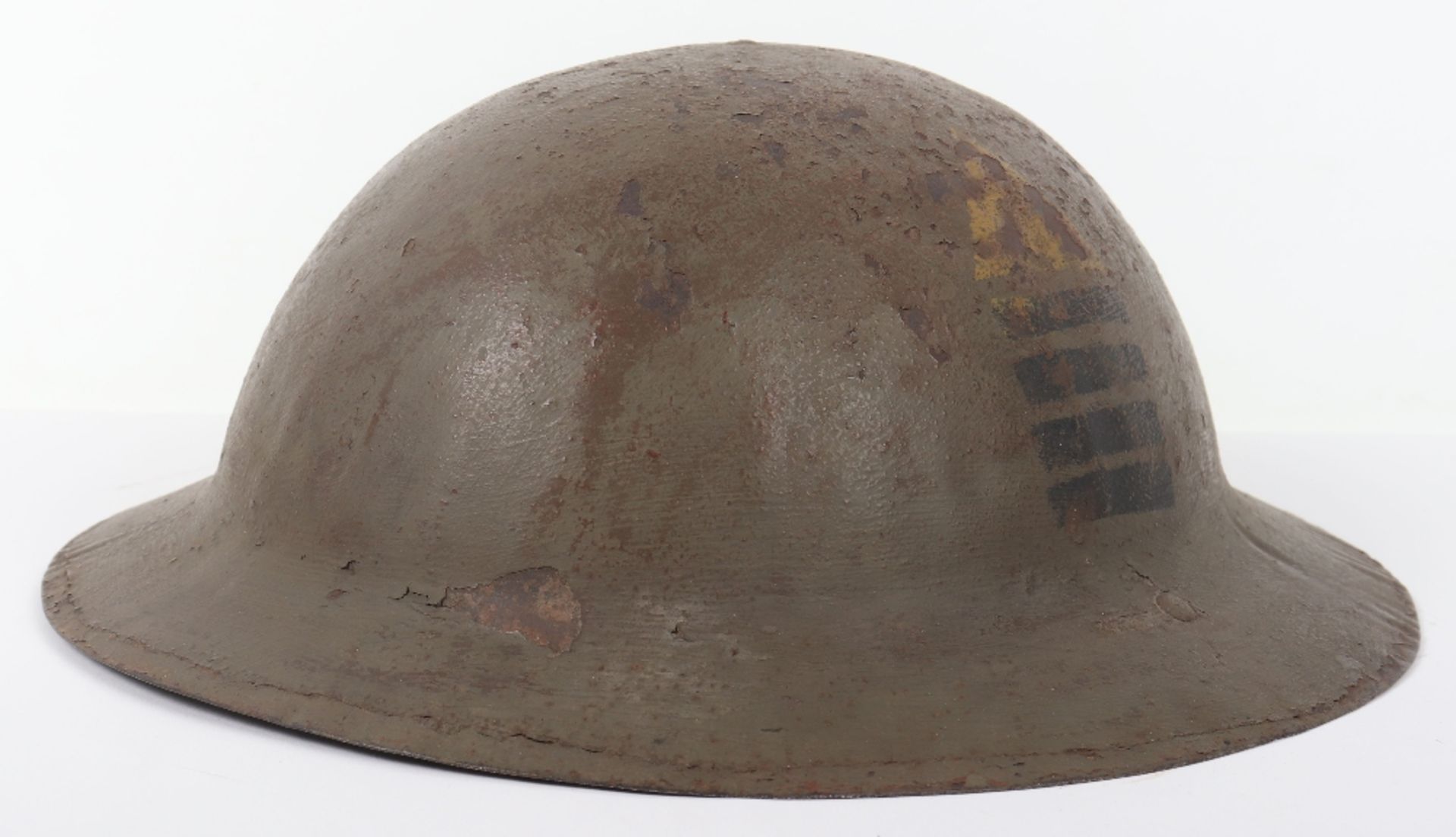 WW1 British Divisionally Marked Steel Combat Helmet