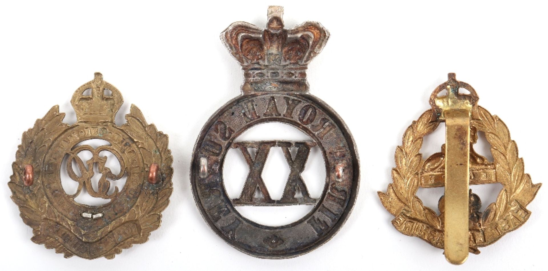 Victorian Royal Surrey Militia Glengarry Badge - Bild 2 aus 2