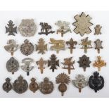 27x British Territorial Battalion Cap Badges