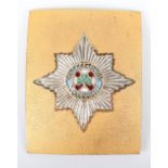 EIIR Irish Guards Cross Belt Plate