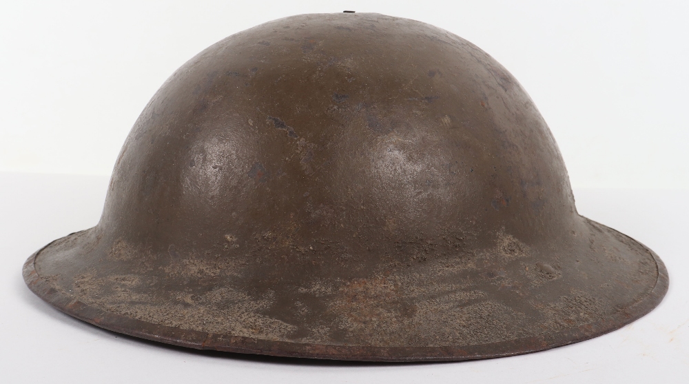 WW1 British Fusilier Marked Steel Combat Helmet - Image 8 of 9