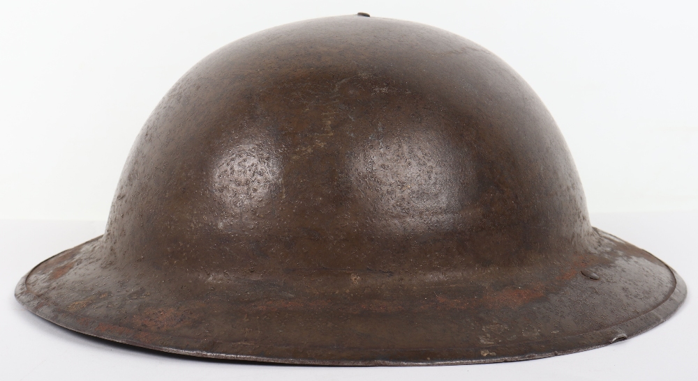 WW1 British 2nd Pattern Brodie Steel Combat Helmet - Image 2 of 7