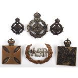 2x Army Chaplains Department Cap Badges