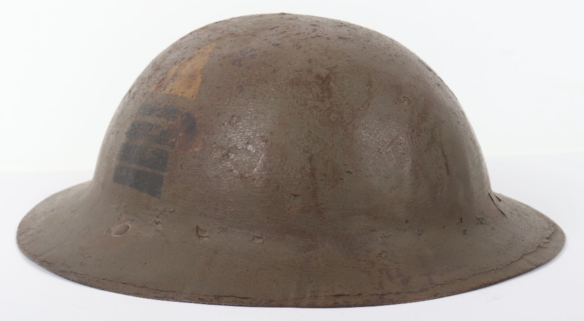 WW1 British Divisionally Marked Steel Combat Helmet - Bild 2 aus 9