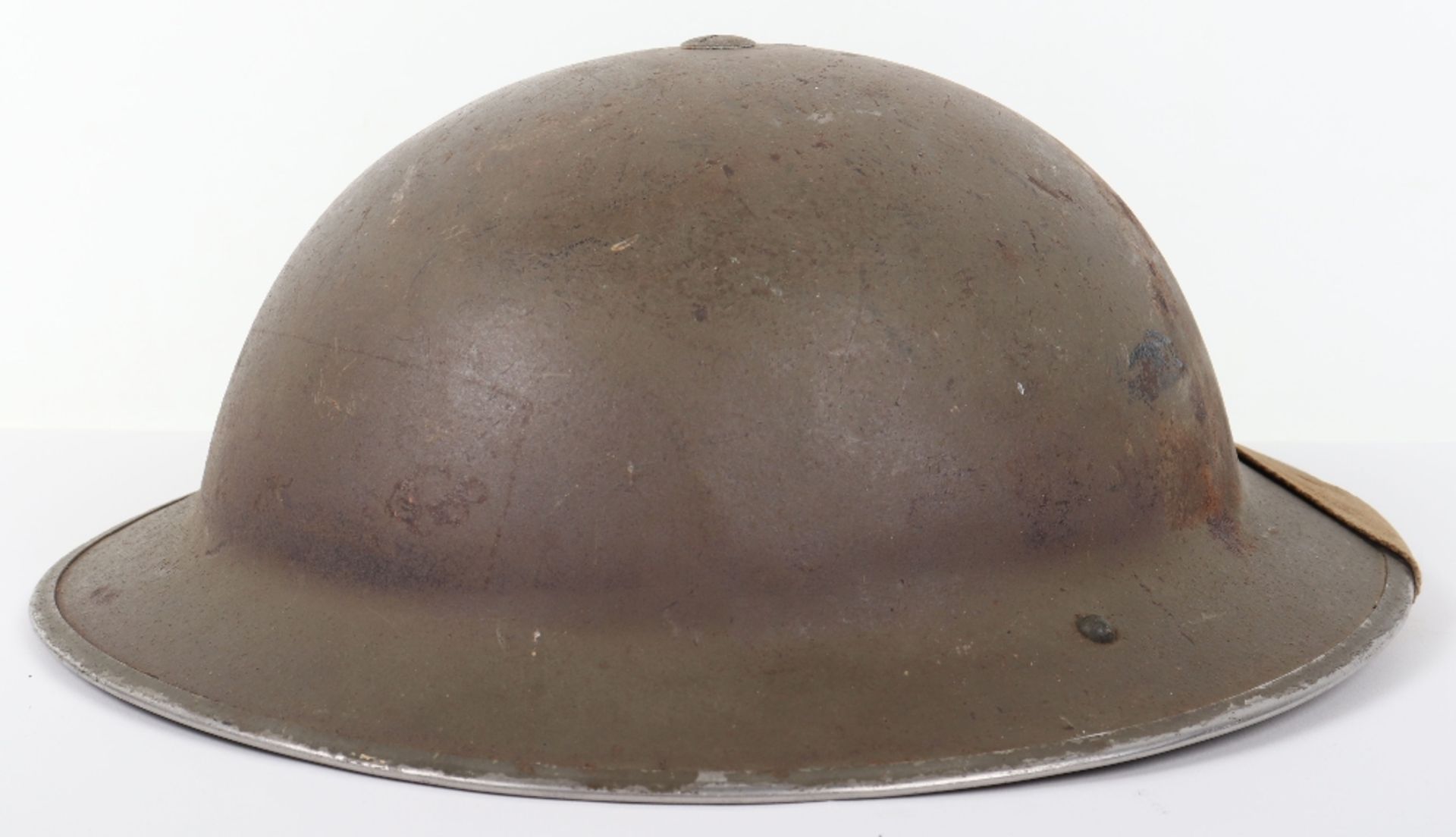WW2 Royal Army Service Corps Marked Steel Combat Helmet - Bild 3 aus 9