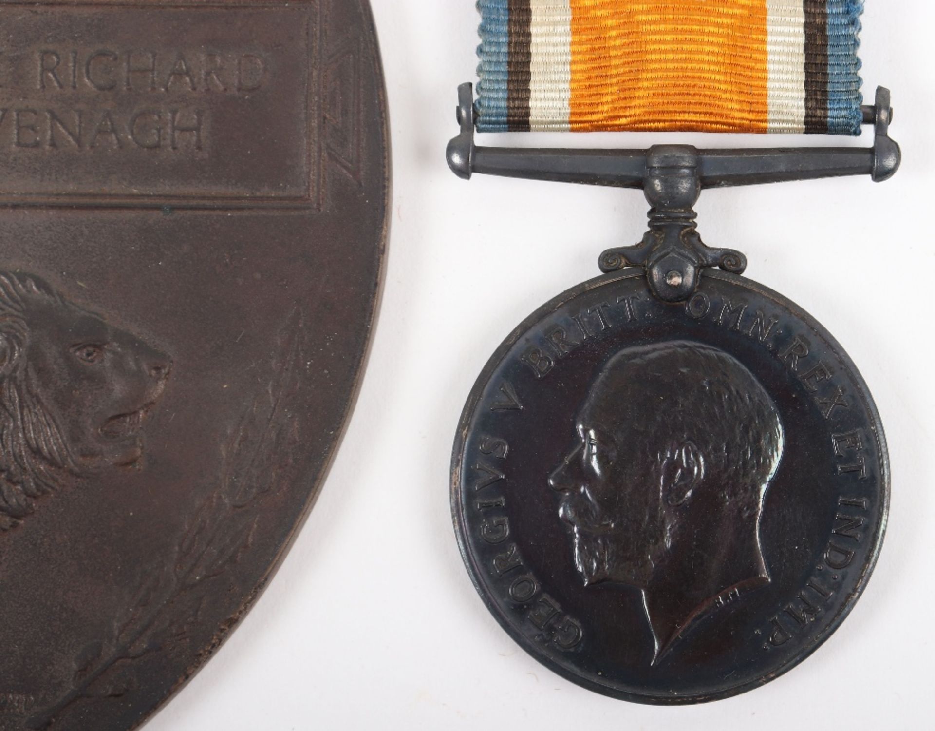 Great War Casualty British War Medal and Bronze Memorial Plaque 17th Battalion (Leeds Pals) West Yor - Bild 3 aus 6