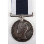 Victorian Naval Long Service Good Conduct Medal HMS Crocodile
