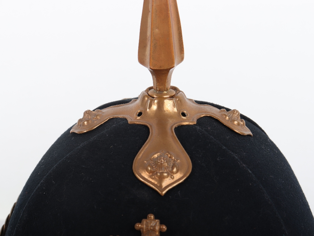 Victorian Royal Marines Light Infantry Other Ranks Home Service Helmet - Image 3 of 13