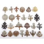 25x British Infantry Regiments Cap Badges