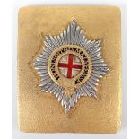 EIIR Military Tattoo Coldstream Guards Cross Belt Plate