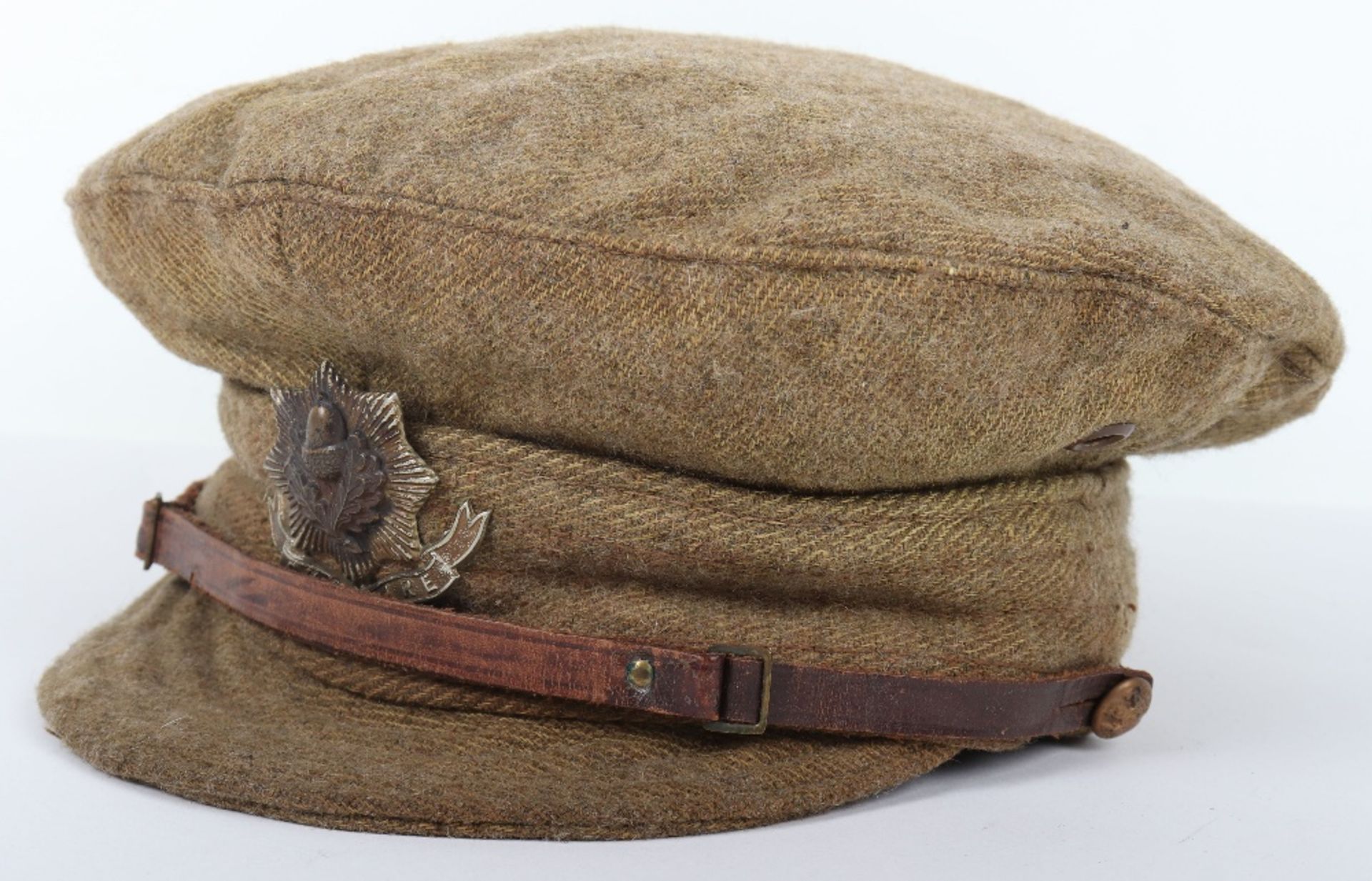 WW1 British Cheshire Regiment Other Ranks Trench Cap - Bild 3 aus 7