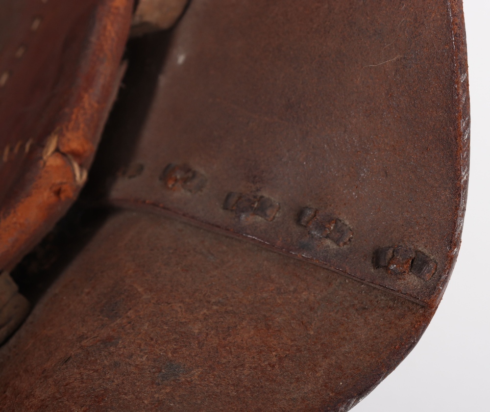 Extremely Rare WW1 British Tank Crew Protective Helmet - Image 8 of 21