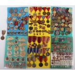 Large Collection of Soviet Russian, Polish Republic & Eastern Bloc Nations Medals and Badges