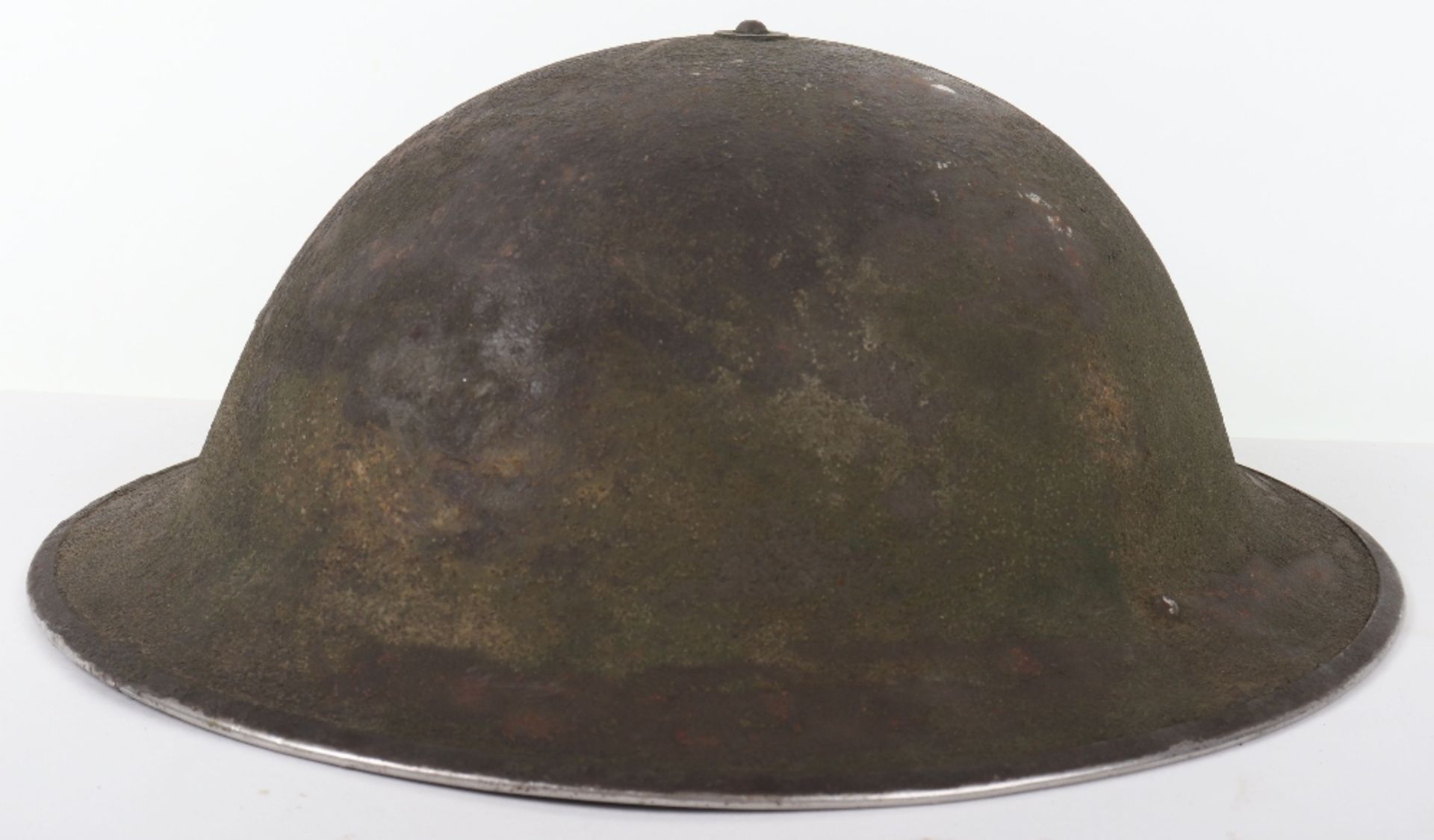 WW2 British Camouflaged Steel Combat Helmet - Bild 2 aus 6