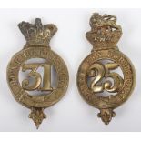 2x Pre-Territorial Victorian Glengarry Badges