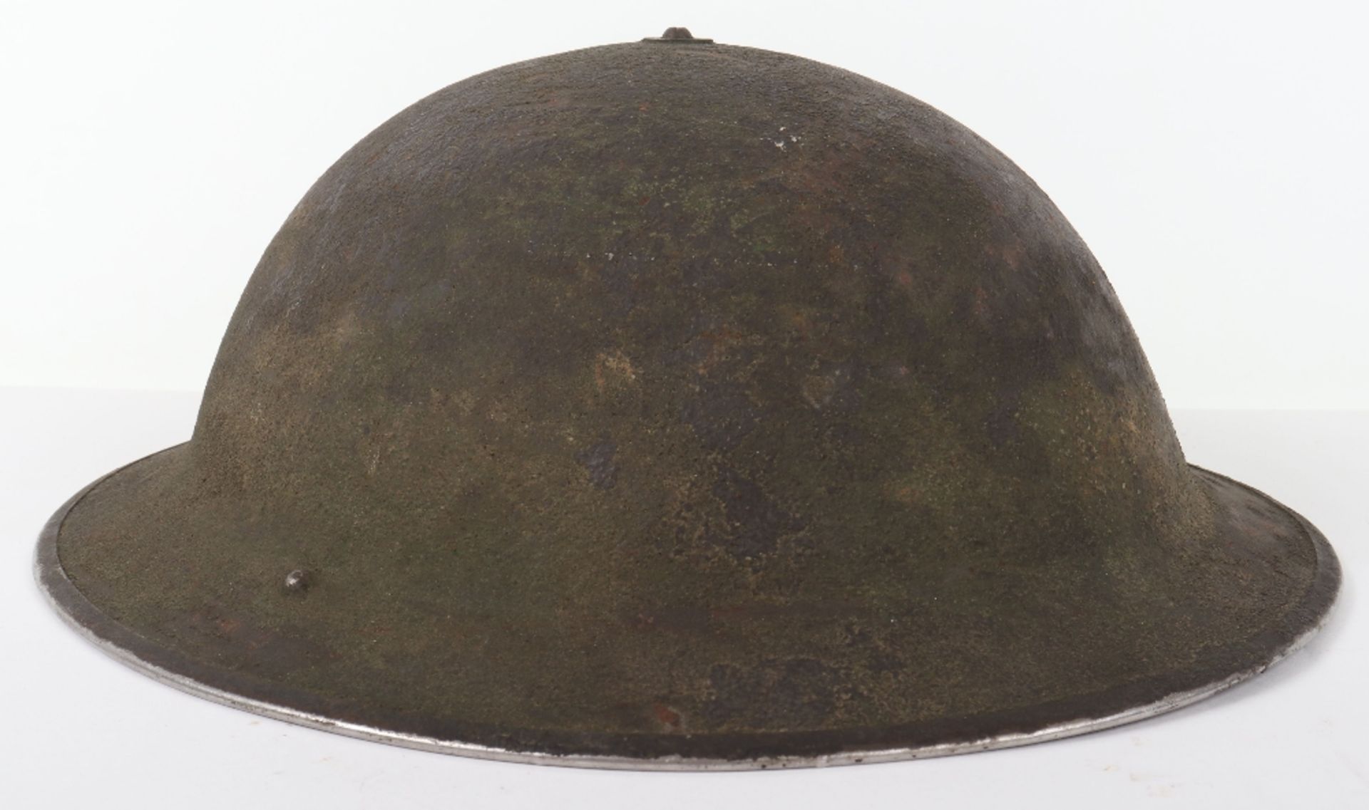 WW2 British Camouflaged Steel Combat Helmet - Bild 3 aus 6
