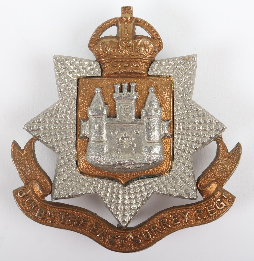 * 6th Battalion East Surrey Regiment Pouch Badge