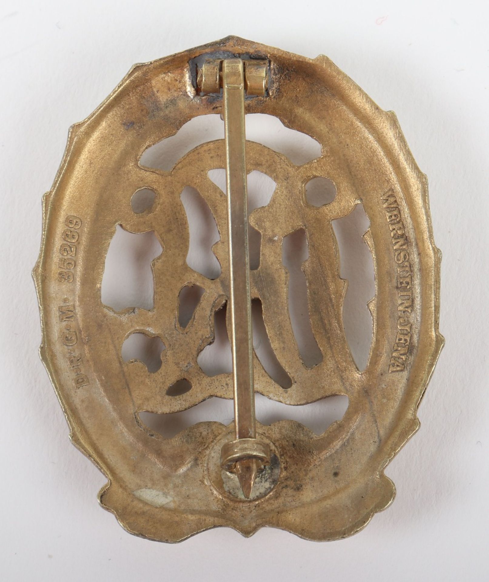 Third Reich DRL Sports Badge in Gold - Bild 2 aus 2