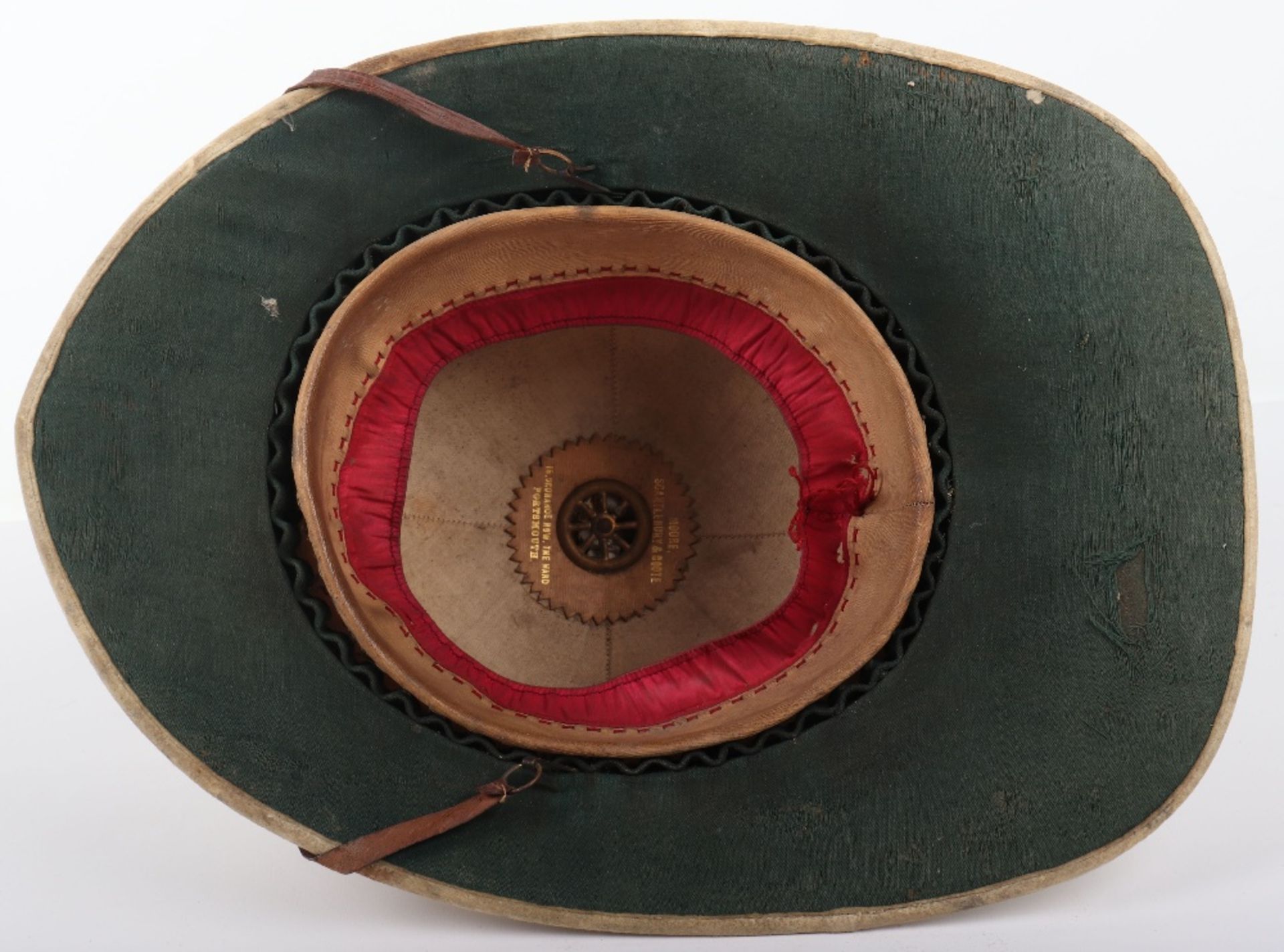 Royal Navy Officers Foreign Service Helmet of Captain H R H Vaughan, Secretary to Admiral Lord Cork - Bild 13 aus 14