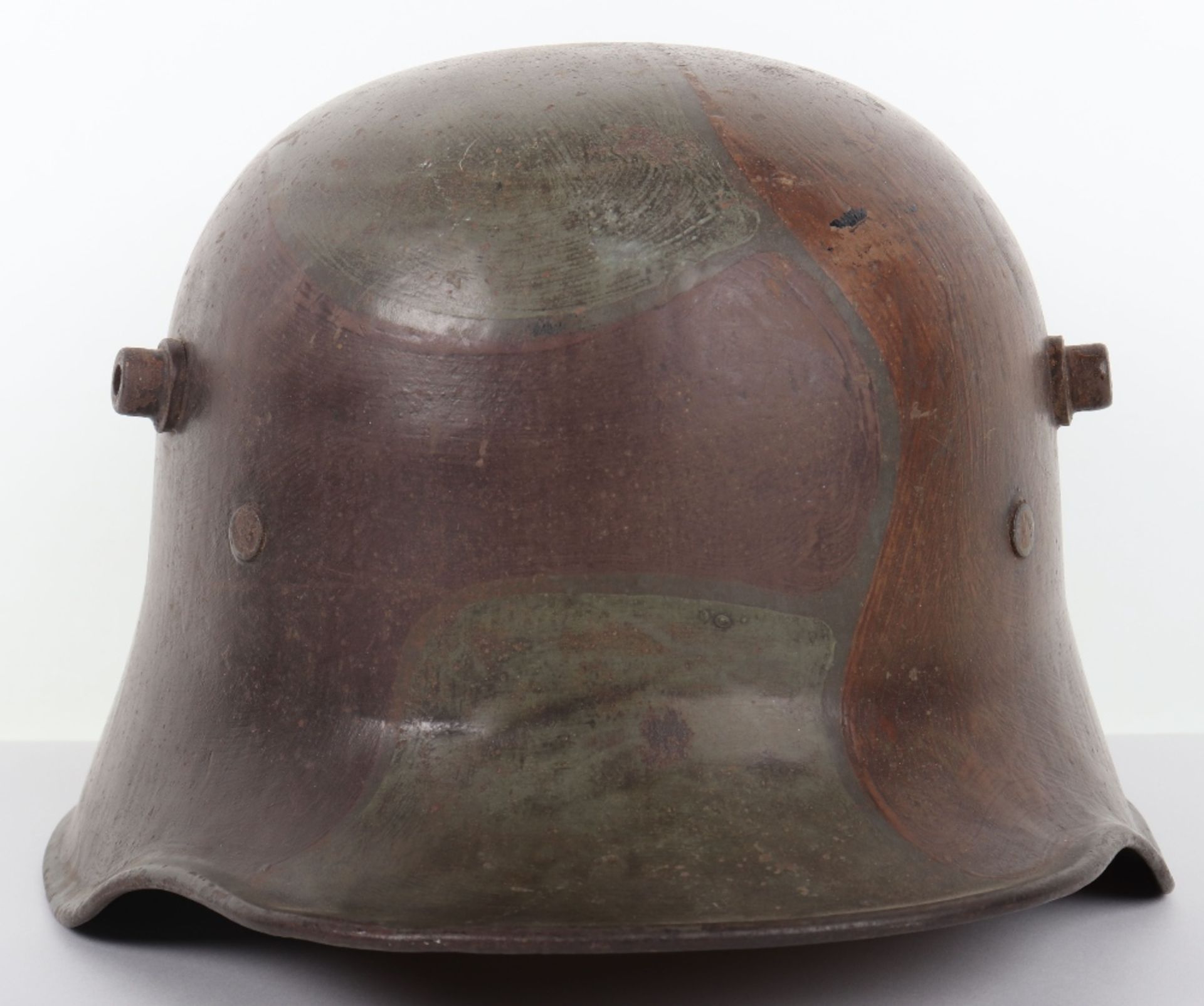 Imperial German M-18 Camouflaged Steel Combat Helmet - Bild 9 aus 9