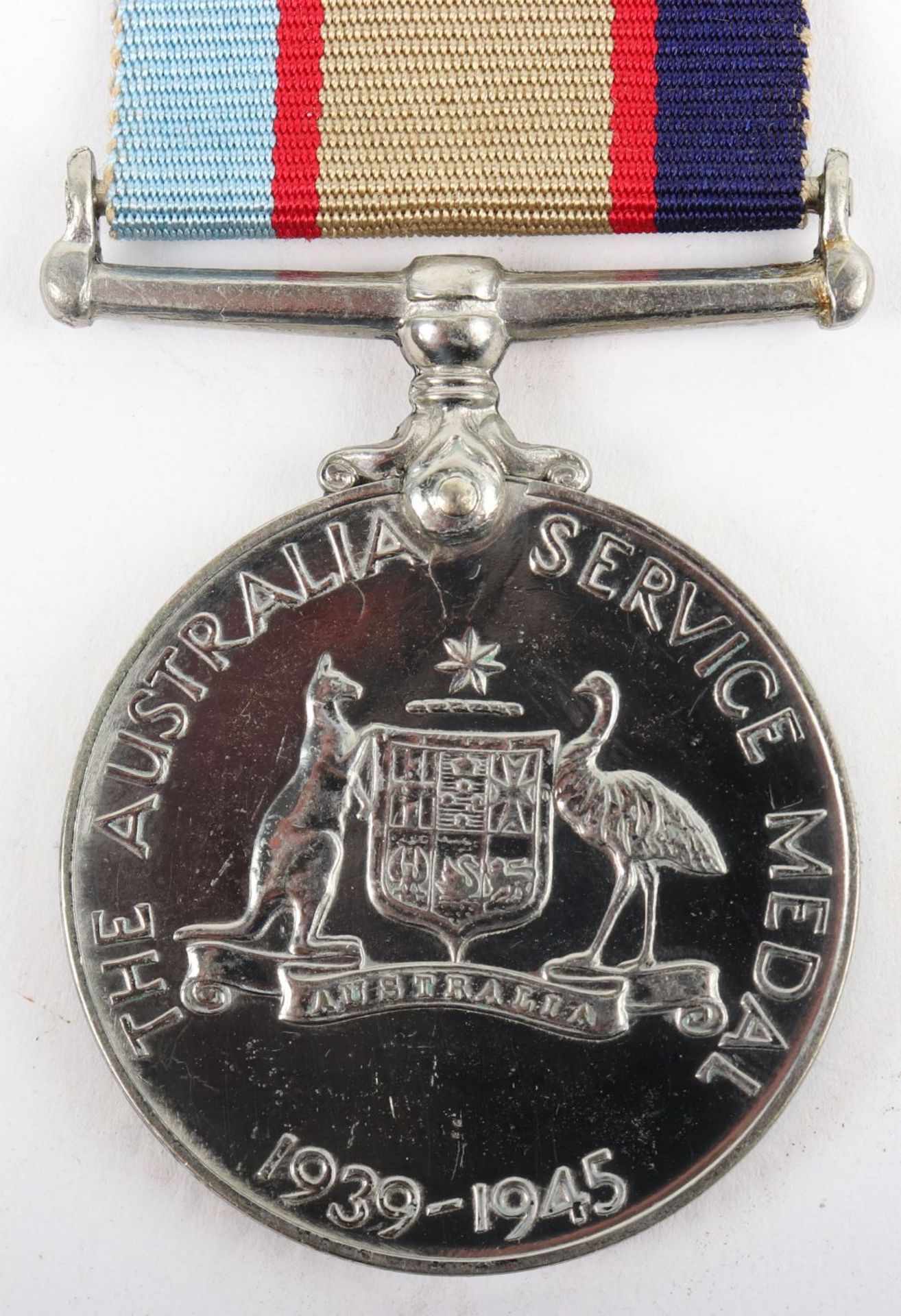 WW2 1942 Battle of Buna-Gona Papua New Guinea Casualty Australian Service Medal - Bild 4 aus 4