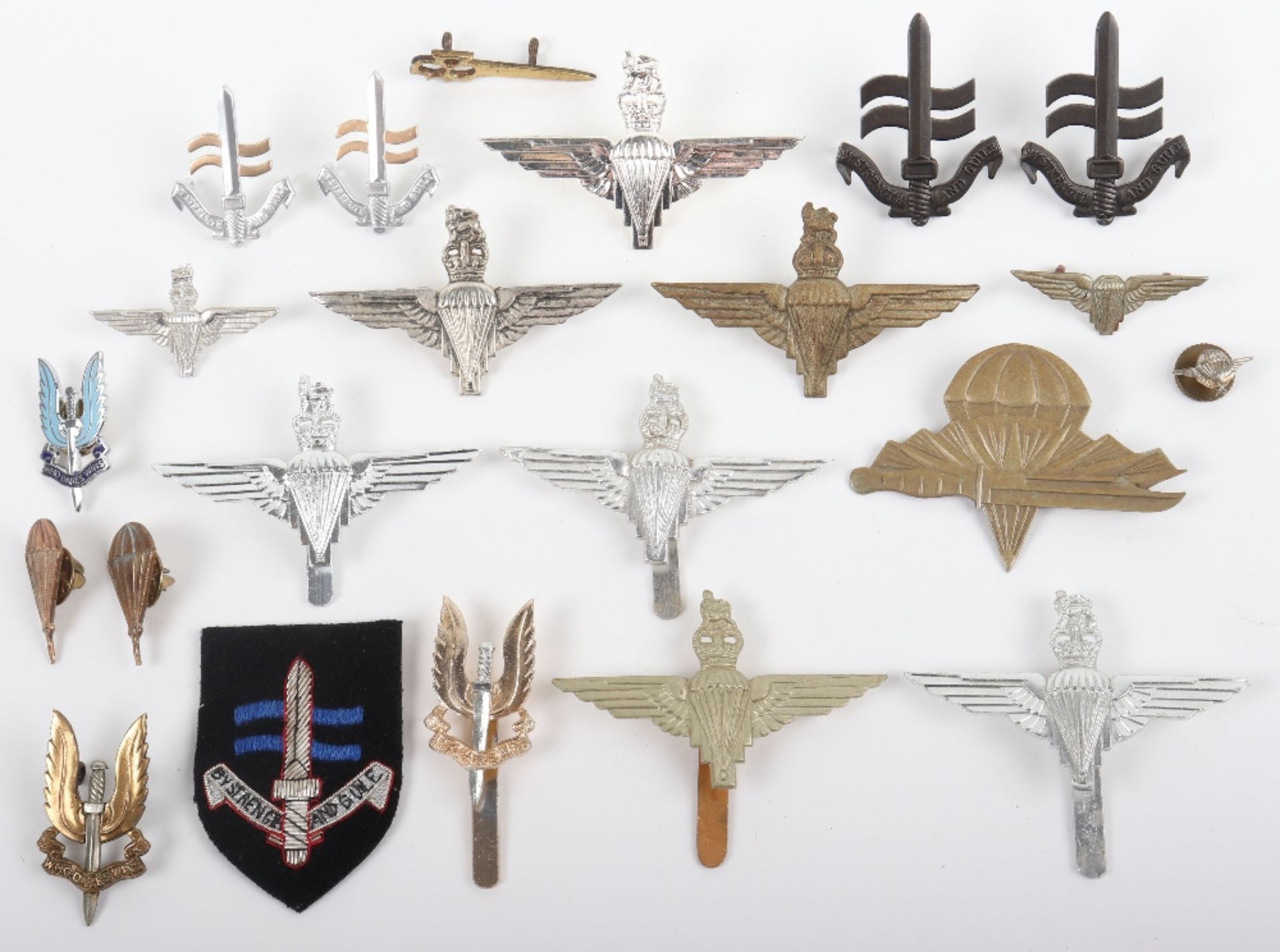 Selection of Mostly Post 1953 Parachute Regiment and Special Forces Badges