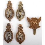 5x Army Remount Service Cap Badges