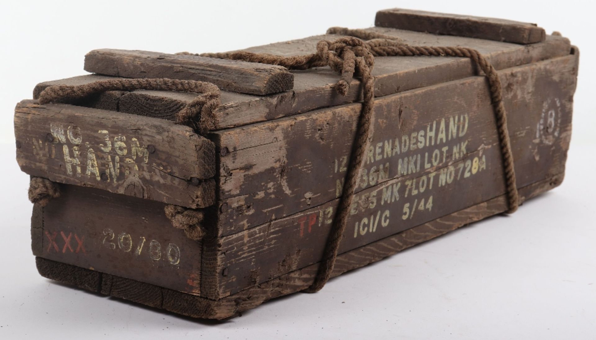 WW2 British No36 Grenade Storage and Transportation Box - Bild 3 aus 9