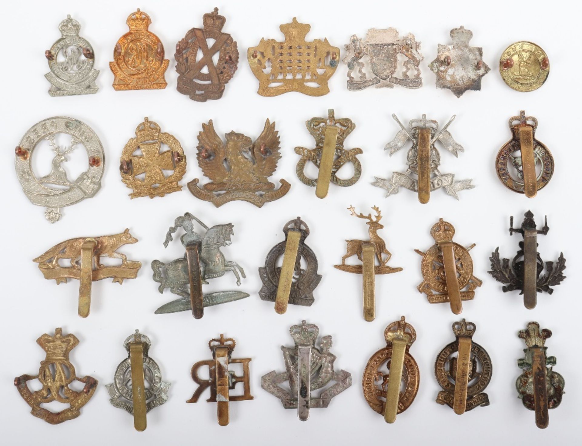 26x British Yeomanry Regiments Cap Badges - Bild 2 aus 2