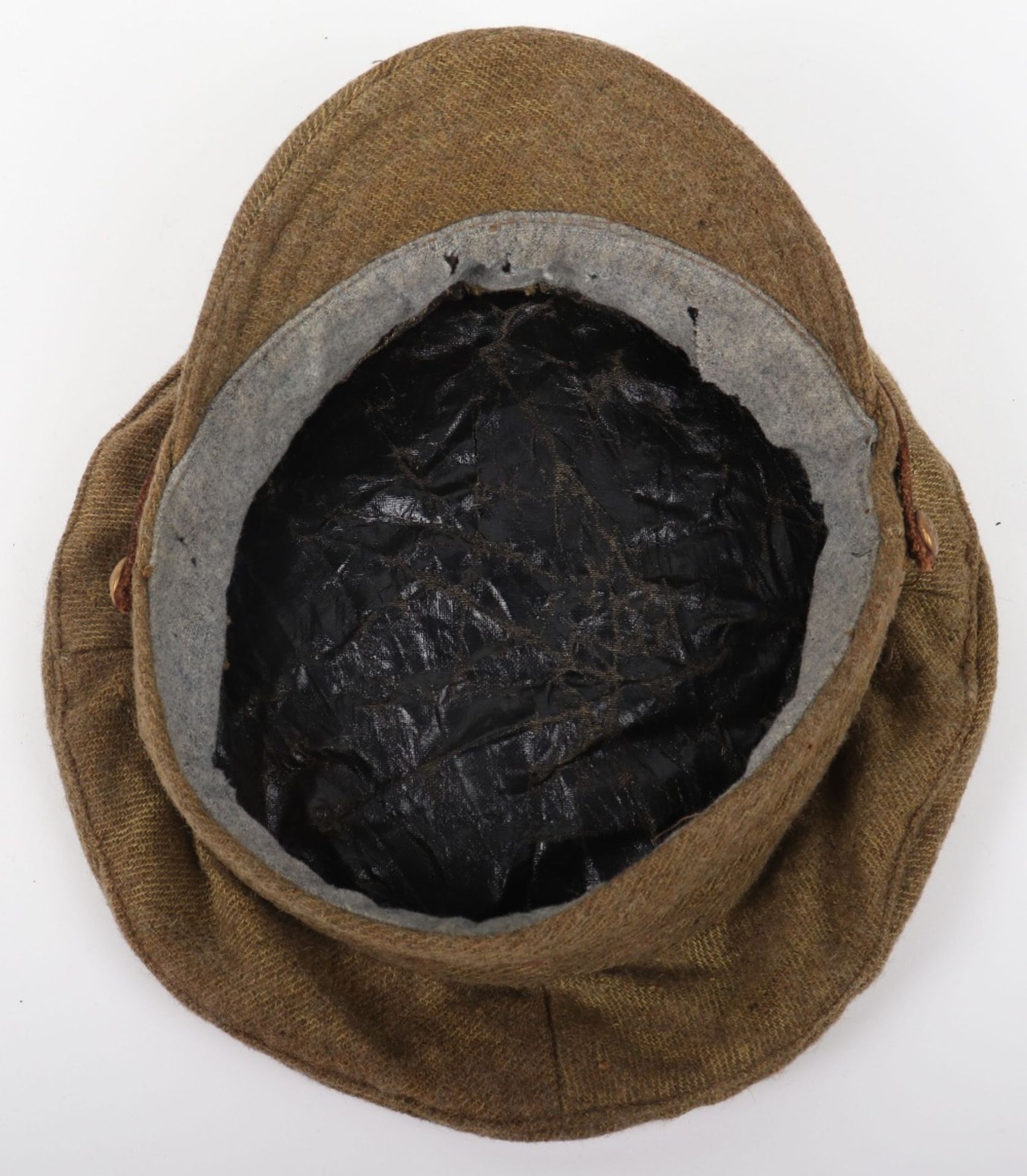 WW1 British Cheshire Regiment Other Ranks Trench Cap - Bild 7 aus 7