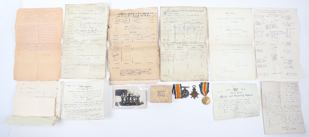 British 1914-15 Star Medal Trio Royal Navy - Image 9 of 9