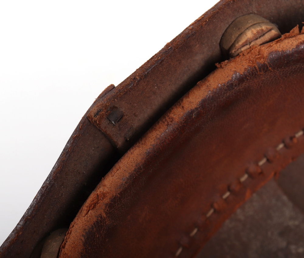 Extremely Rare WW1 British Tank Crew Protective Helmet - Image 10 of 21