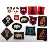 Selection of British Armoured Division Cloth Formation Signs