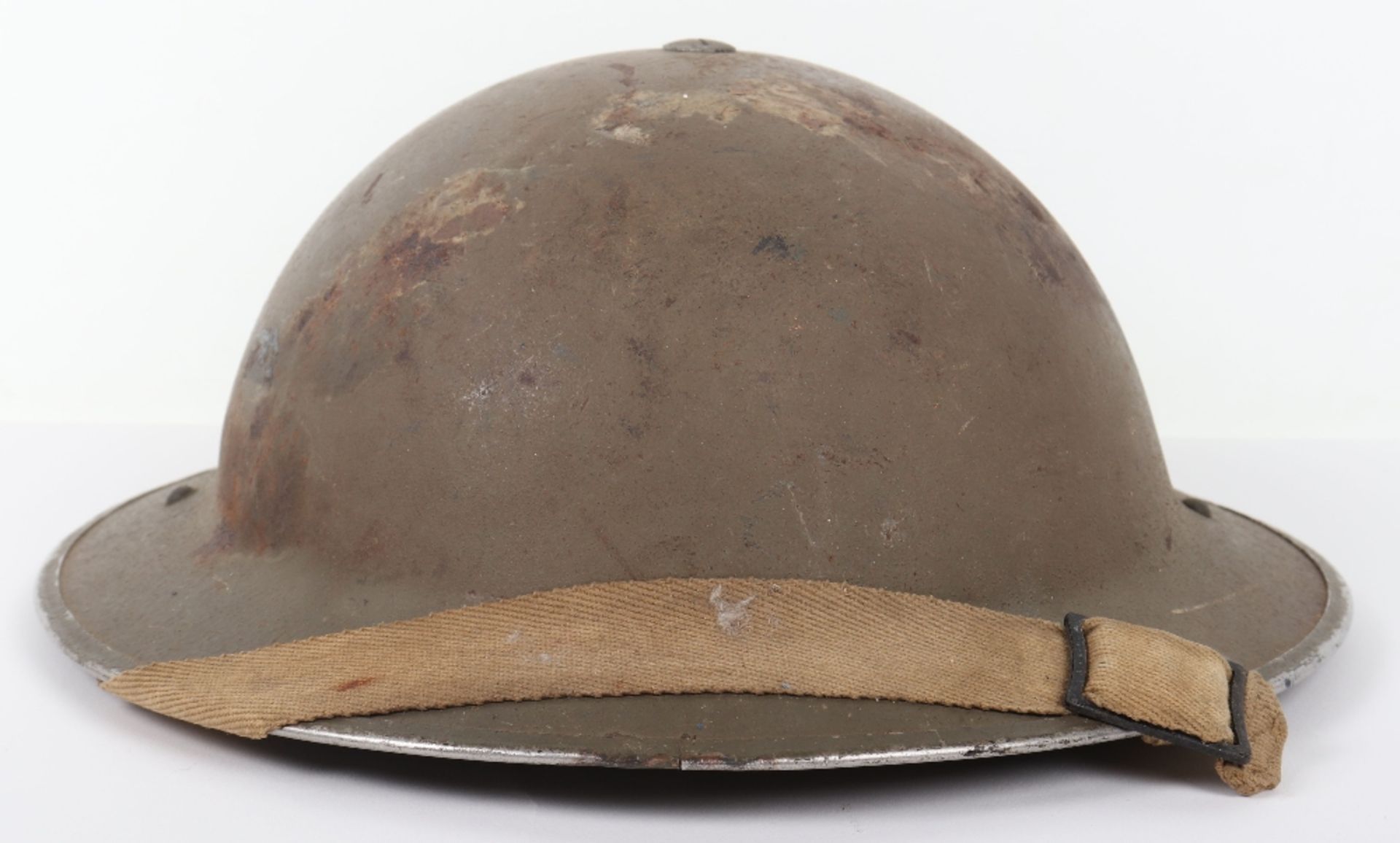 WW2 Royal Army Service Corps Marked Steel Combat Helmet - Bild 9 aus 9
