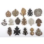 16x County of London Regiment Badges