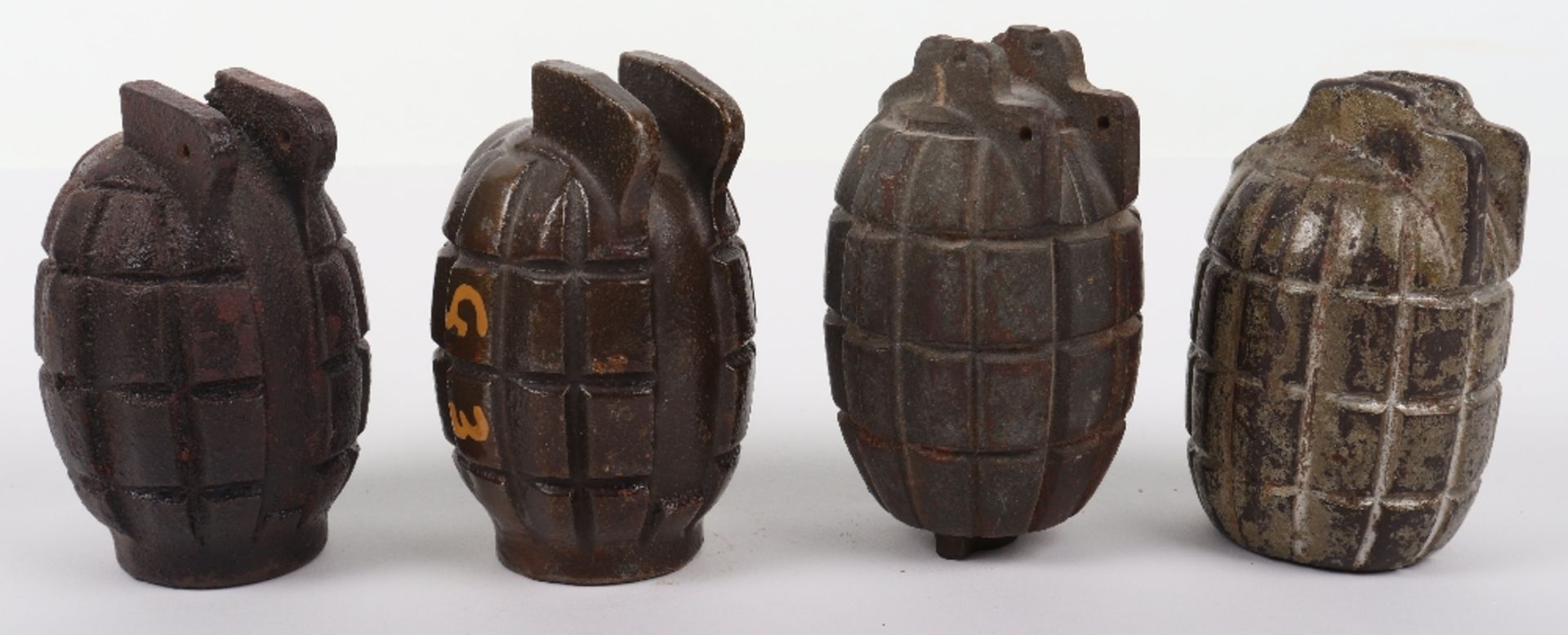 4x Inert British Mills Grenade Bodies - Image 2 of 4