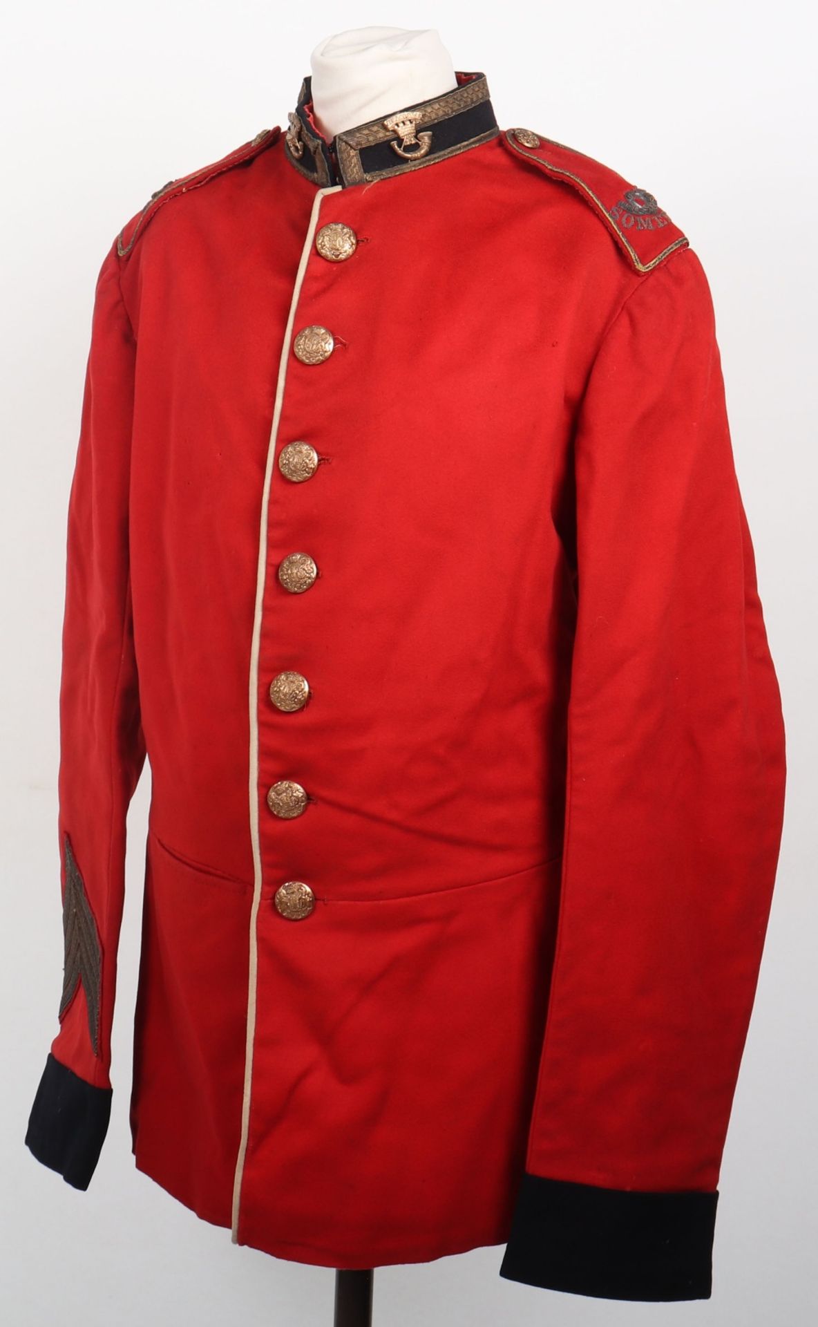 Victorian Somerset Light Infantry Staff Sergeants Tunic and Kit Bag - Bild 6 aus 14