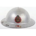 WW2 British National Fire Service Steel Helmet