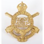 Rare WW1 Guards Machine Gun Regiment Officers Cap Badge