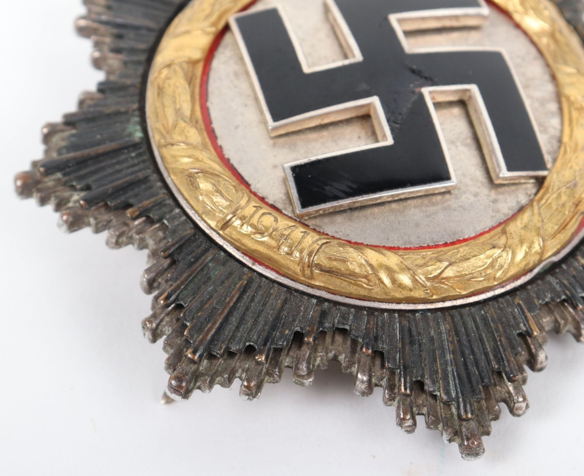 WW2 German Cross in Gold (Deutsche Kreuz) by Otto Klein & Co - Image 2 of 7