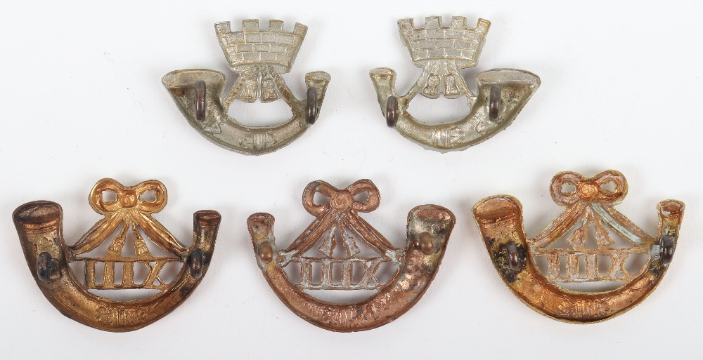 Selection of Somerset Light Infantry Collar Badges - Image 2 of 2