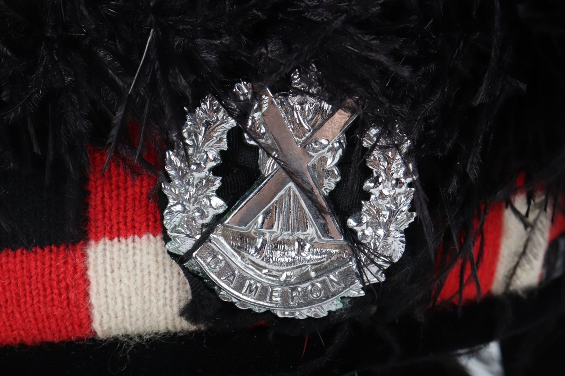 Scottish Cameron Highlanders Feather Bonnet - Bild 5 aus 9