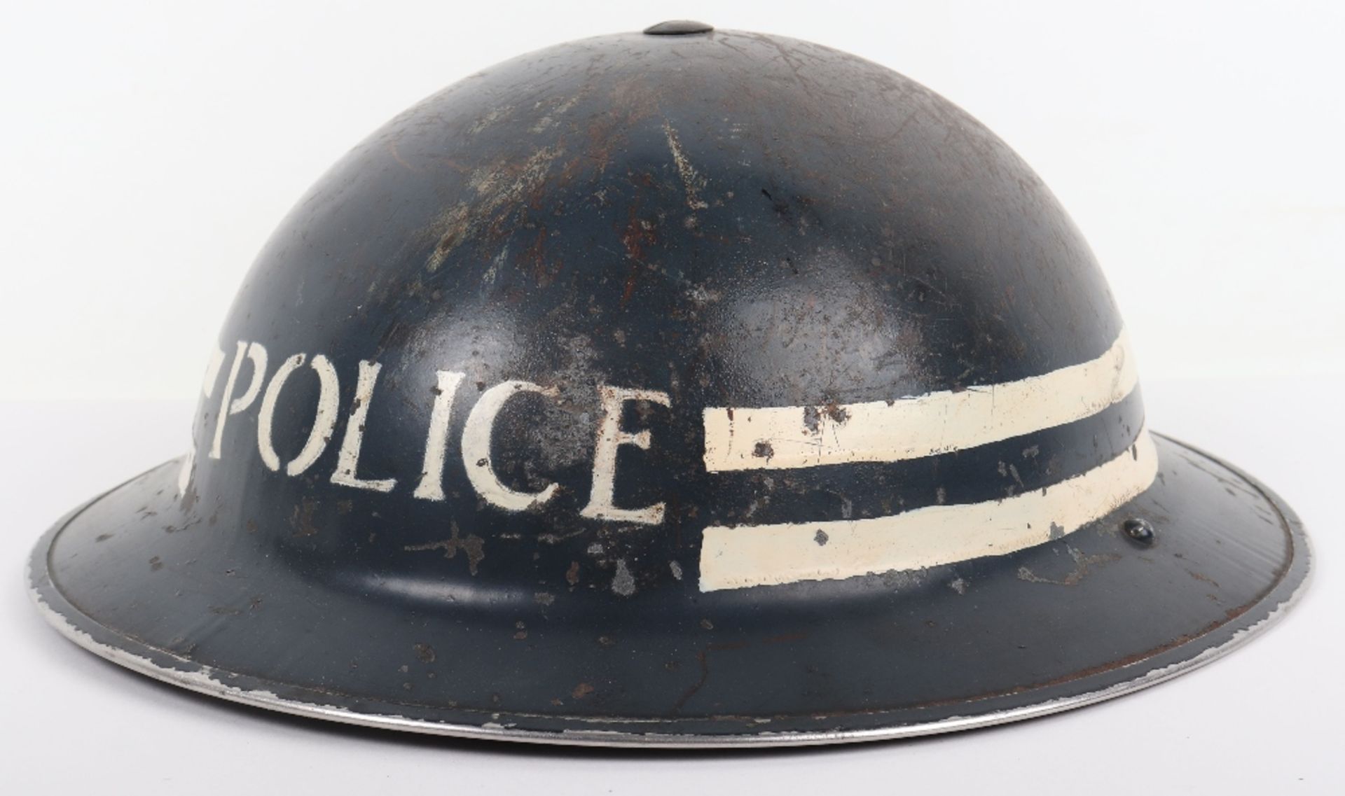 WW2 British Home Front Police Sergeants Steel Helmet - Bild 3 aus 9