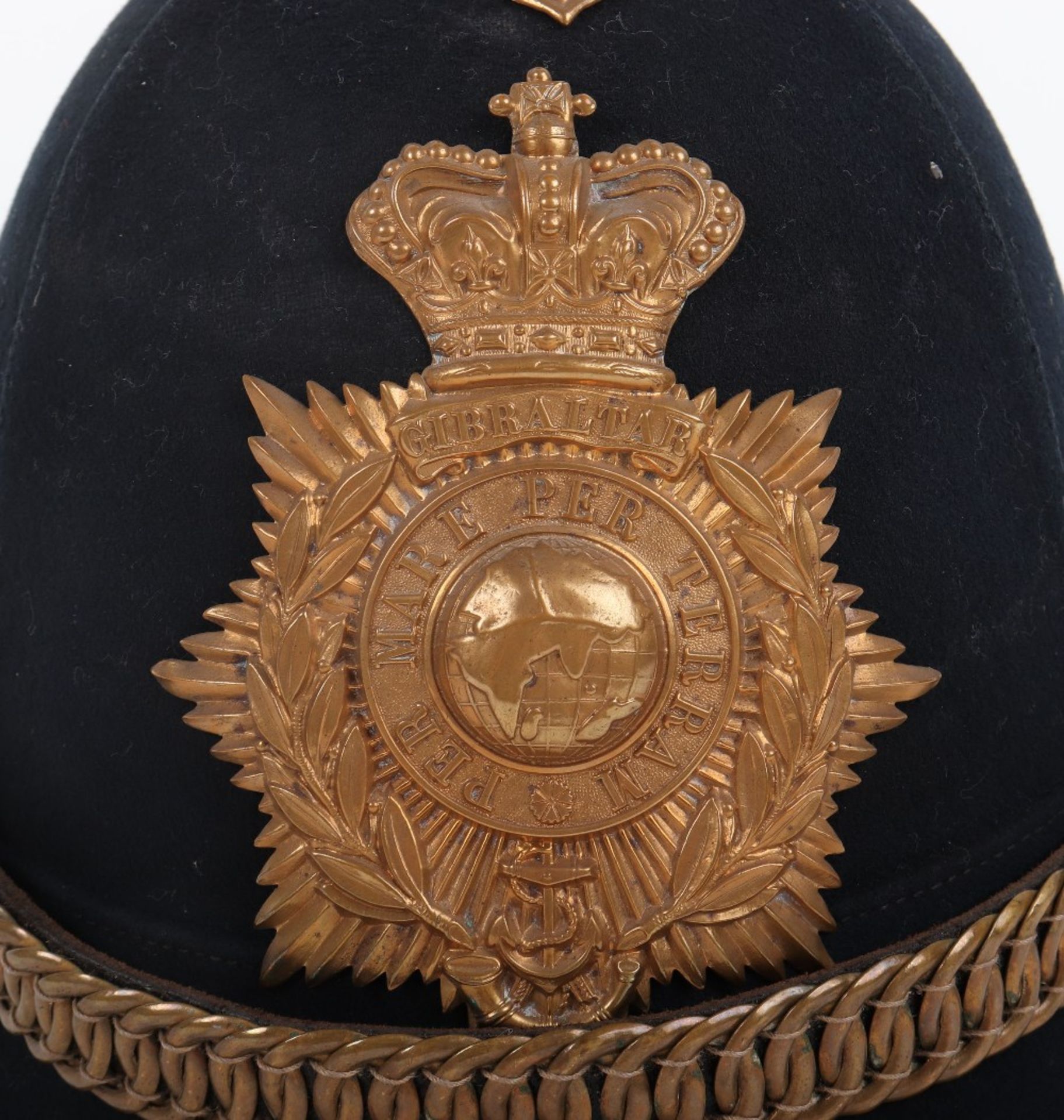 Victorian Royal Marines Light Infantry Other Ranks Home Service Helmet - Bild 2 aus 13