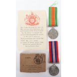 WW2 British 9th Battalion Royal Tank Regiment Casualty Medal Group