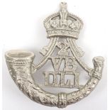 2nd Volunteer Battalion Durham Light Infantry Cap Badge