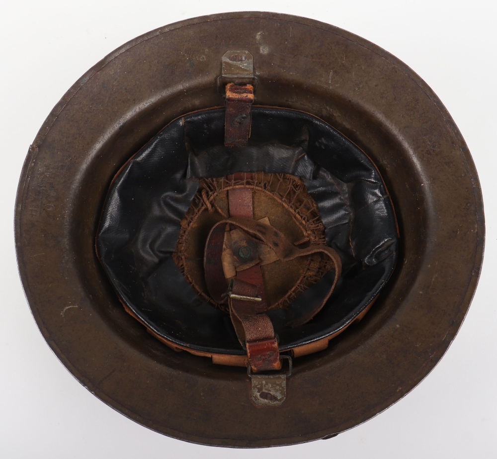 WW1 British 2nd Pattern Brodie Steel Combat Helmet - Image 6 of 7